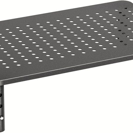 Monitor Stand, Monitor Stand Riser 3 Height Adjustable, Monitor Riser with Airflow Vents, Laptop Stand for Desk, Laptop Riser, Desk Organizer for Monitor, 15.6" Laptop, PC, Printer